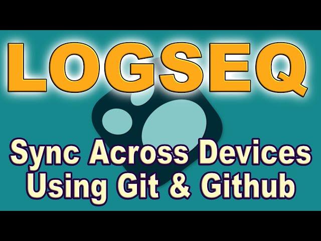 Logseq sync with Git and GitHub - The Good and Geeky Way