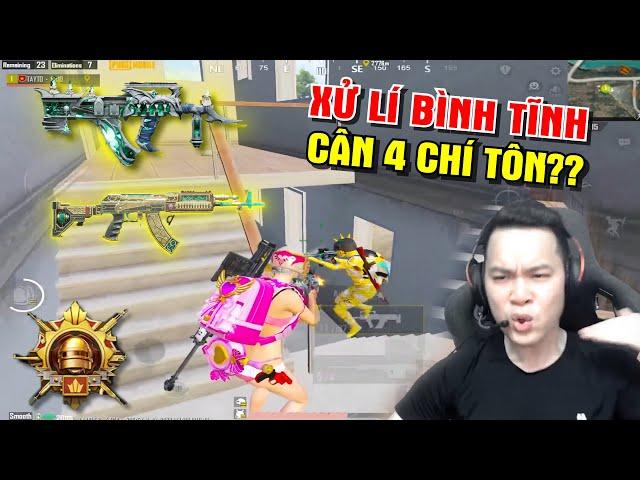 PUBG Mobile - Kèo Combo 2 Khẩu Đạn 7 1kill = 100K | Gặp Team 4 Hổ Báo Đến Cướp Thính Và Cái Kết