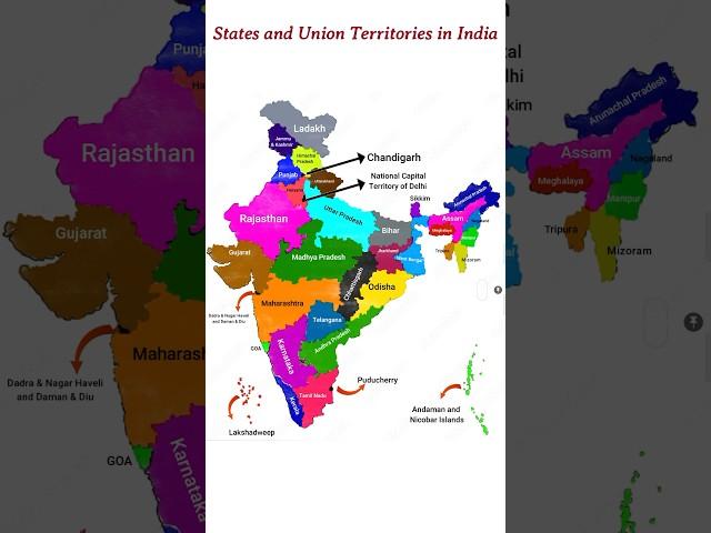 States and Union Territories in India | Suresh Sir | LTX Classes | #upsc #shorts #trending