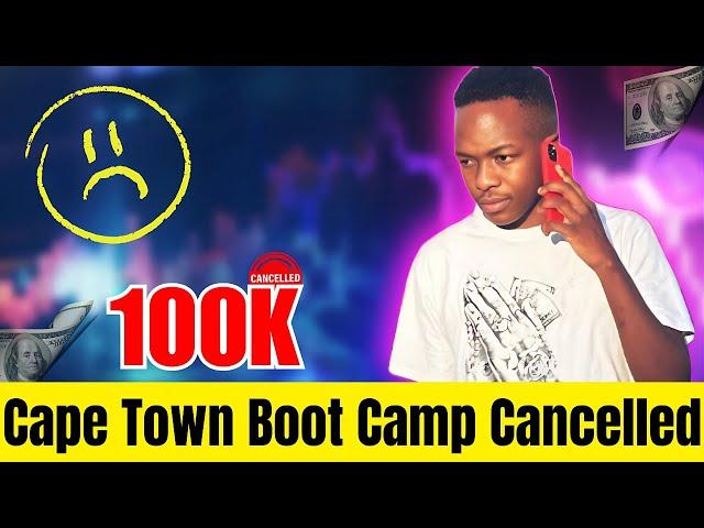 Why did Bandile cancel Cape Town Bootcamp?