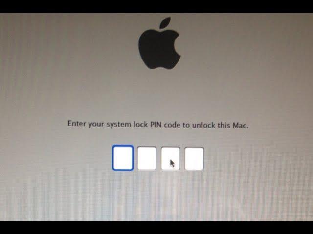 Remove Mac "Lock Pin Code" iCoud!!!