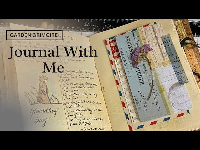 Journal With Me | Garden Grimoire | Candlemas Spread