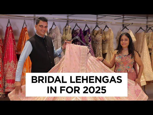 New Bridal Wedding Lehengas 2025 Inspired by Celebrities | Celebrity Bridal Lehenga Styles