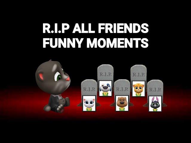 My Talking Tom Friends - AMONG US FUNNY MOMENTS - R.I.P ALL FRIENDS