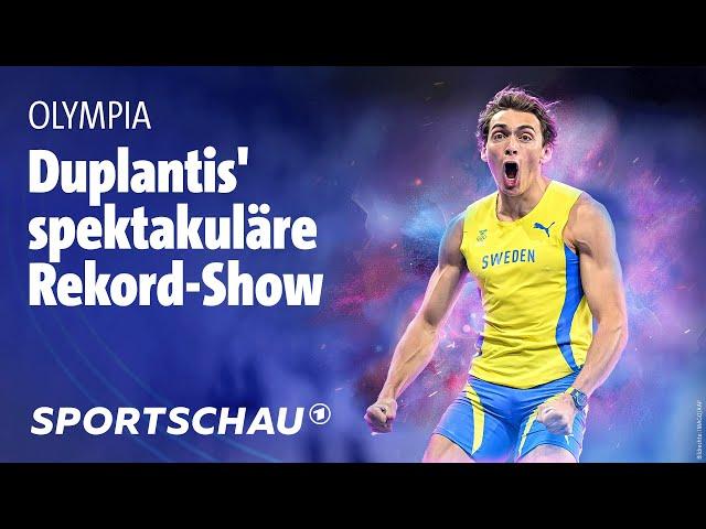 Leichtathletik: Armand Duplantis begeistert beim Stabhochsprung-Finale | Olympia 2024 | Sportschau