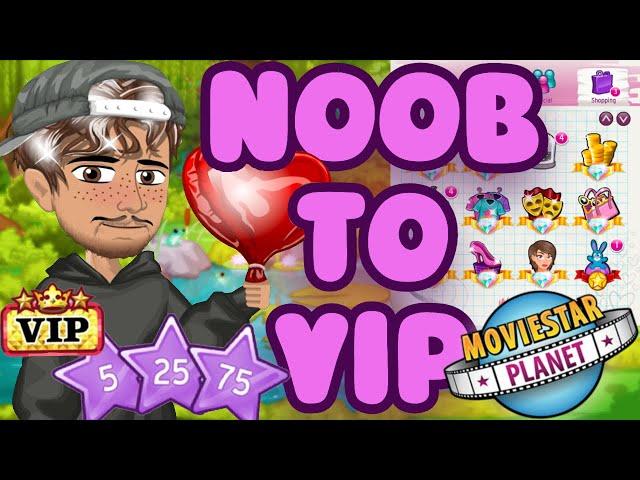 NOOB TO VIP ON MY BOYFRIENDS ACCOUNT ON MSP | MOVIESTARPLANET