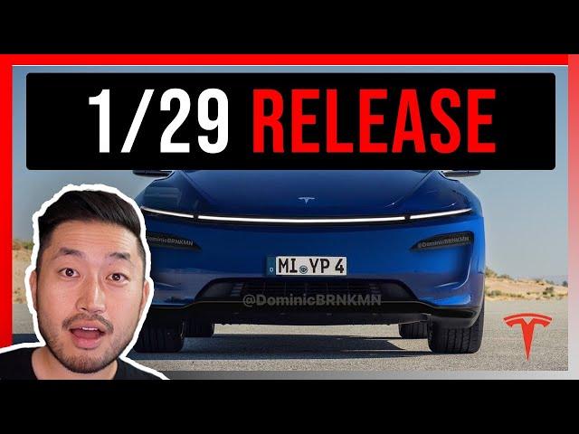 Model Y “Juniper” Release before 1/29, Here’s Why