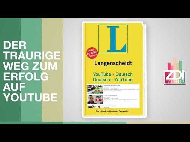 Der traurige Weg zum Erfolg auf YouTube | Cash & Quote Award | Was bedeutet Erfolg? | ZDI talents