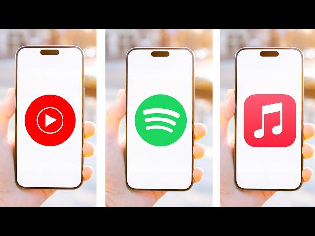 Apple Music vs. Spotify vs. YouTube Music 2025