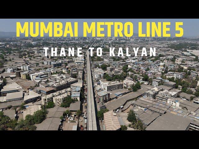 MUMBAI METRO 5 LINE UPDATE | THANE - BHIWANDI - KALYAN METRO WORK PROGRESS |