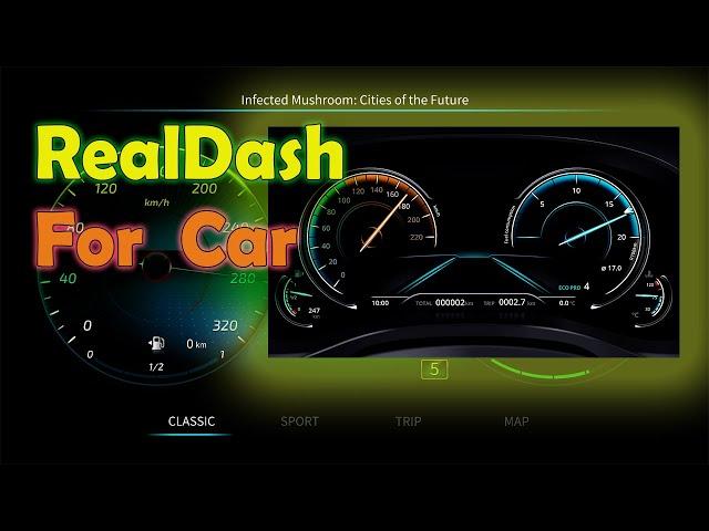 RealDash Car Launcher a Rich Look Dash Board for Android Car Stereo