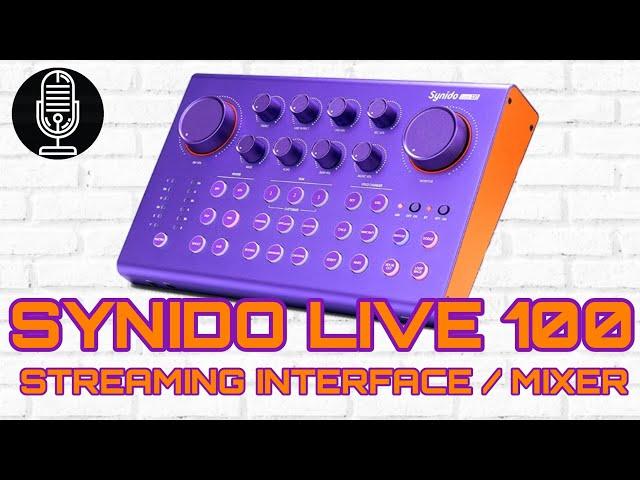 Synido Live 100 - Audio Interface / Mixer / Soundcard / Streaming Hub - Test / Review - IT'S PURPLE