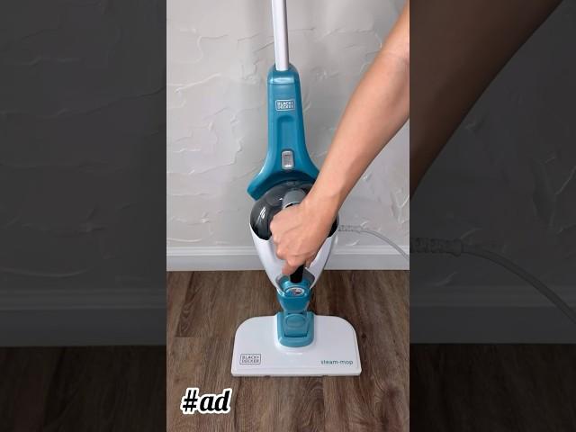 This BLACK+DECKER® 7in1 Steam Mop kills up to 99.9% of germs. #BLACKANDDECKER #SponseredAd #cleaning