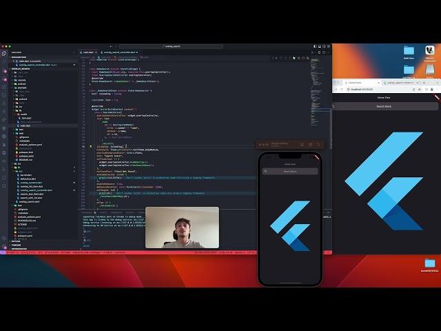 Searching with overlay in Flutter