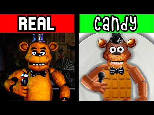 I made Five Nights at Freddy's out of Candy!!!