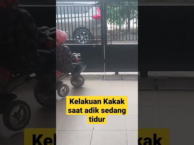 Kelakuan kakak saat adik sedang tidur #short #shortvideo #shorts #viral