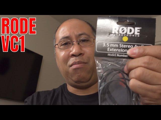 unboxing the rode vc1 3.5mm Stereo Audio Extension Cable