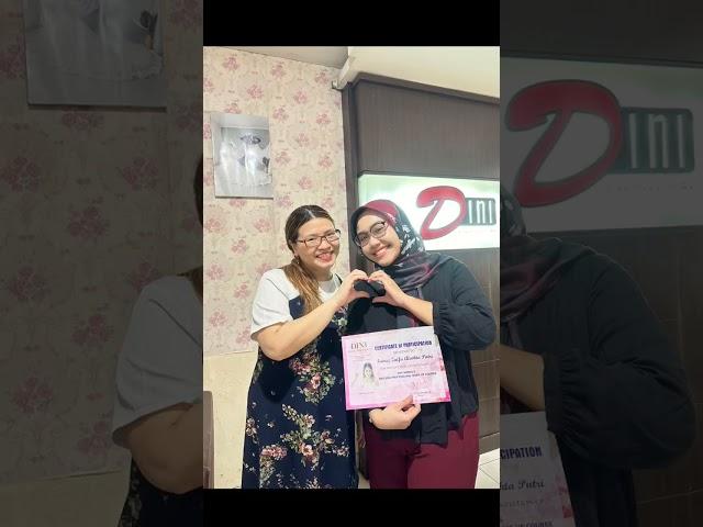 Congratulations Ifa sudah  menyelesaikan Wedding Makeup Course di tempatku.sukses selalu#mua#makeup