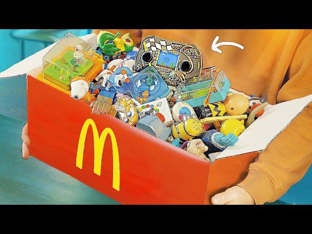 We found toys from McDonald's 2000s!)