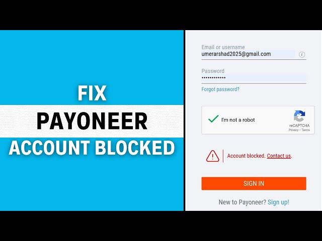 How to Fix Payoneer Account Blocked (Full Guide)