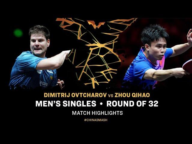 Dimitrij Ovtcharov vs Zhou Qihao | MS R32 | China Smash 2024