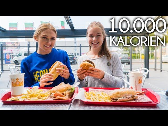 10.000 KALORIEN CHALLENGE | Epic Cheat Day | Girls vs Food