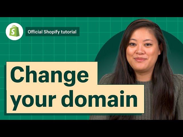How to change your primary domain || Shopify Help Center