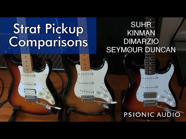 Strat Pickup Comparisons | Suhr, Kinman, DiMarzio, & Seymour Duncan