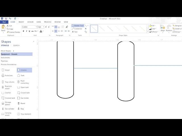 Basics of Process Flow Diagram MS Visio