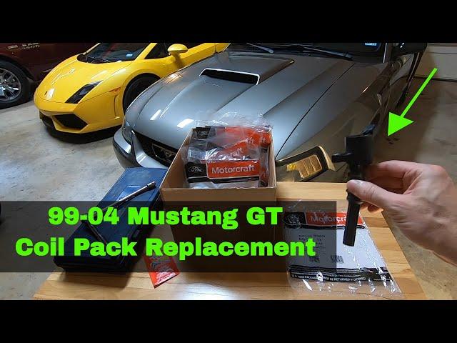 Coil Pack Install for 99-04 Mustang GT without removing fuel rails-Easy DIY