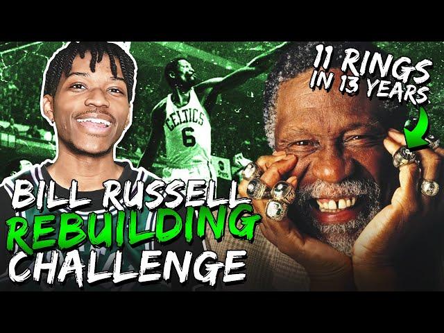 BILL RUSSELL REBUILDING CHALLENGE IN NBA 2K20... 11 RINGS IN 13 YEARS