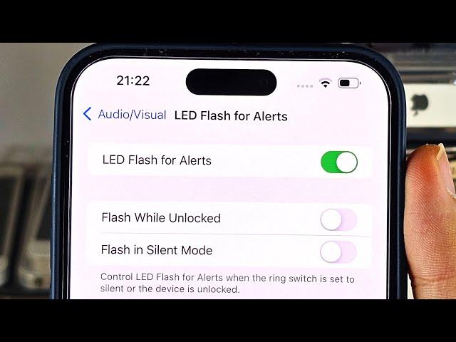 How To Put LED Flash Notifications on iPhone 15 Pro Max