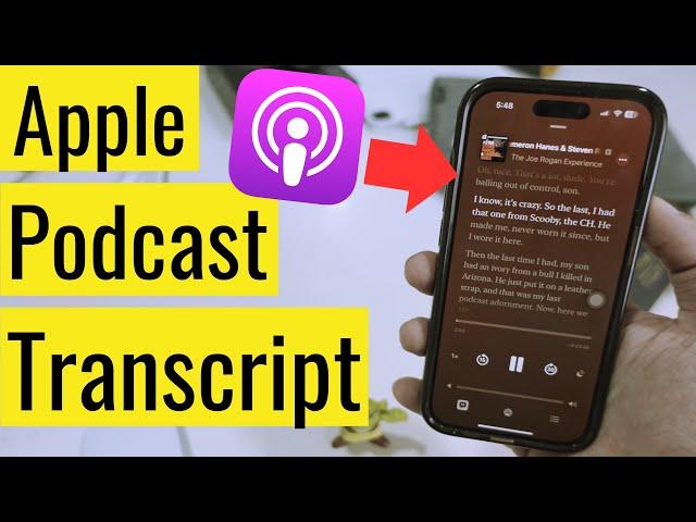 How to Enable/Disable Apple Podcast Transcript on iPhone, iPad (Fix)