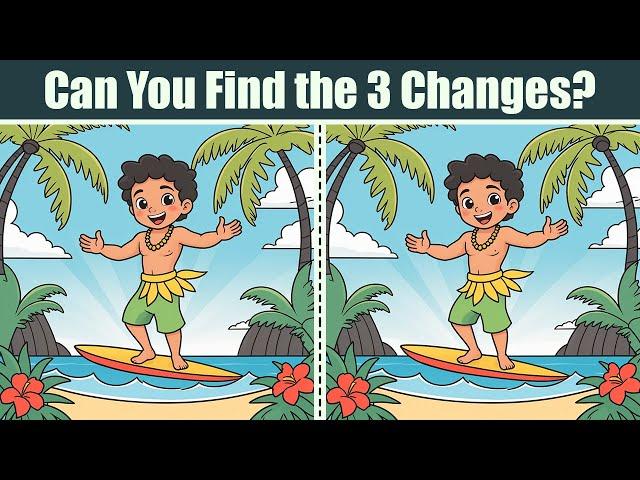 Spot The Difference : Can You Find the 3 Changes? | Find The Difference #284