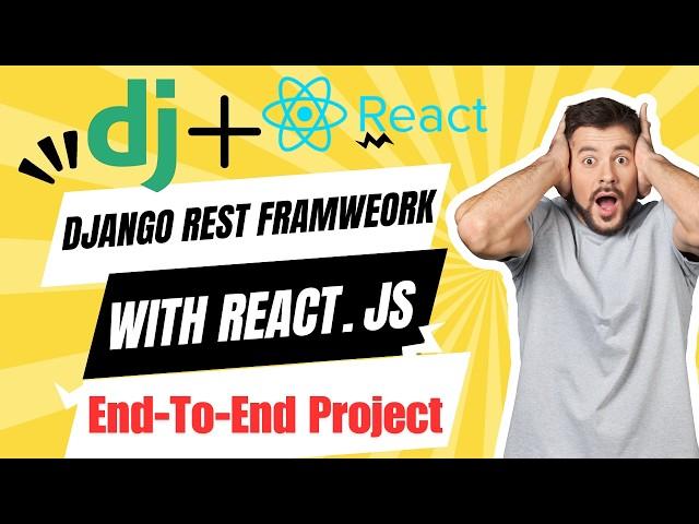 Build a Full-Stack Project with Django REST Framework & React.js in 2024 | Step-by-Step Tutorial