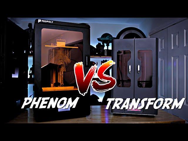 Phrozen Transform vs Peopoly Phenom - HUGE Resin 3D Printer Showdown!