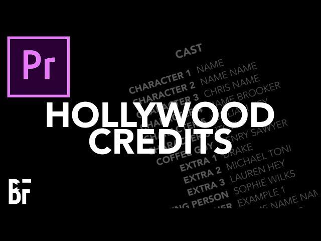 Create Smooth Rolling Credits in Adobe Premiere CC