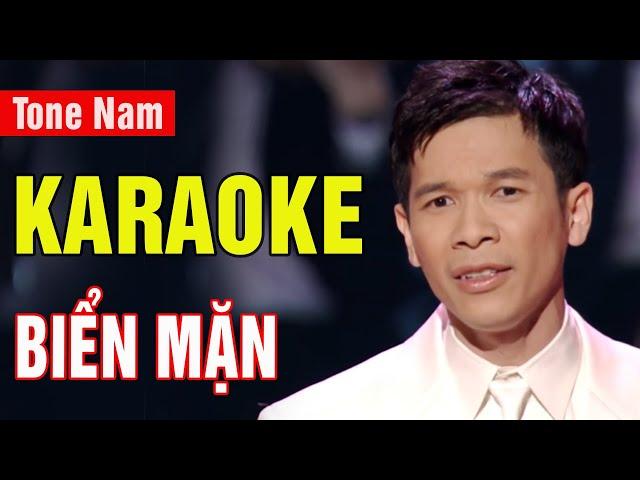 Karaoke Biển Mặn Tone Nam | Nhật Trường, Đặng Thế Luân | Asia Karaoke Beat Chuẩn