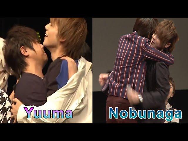 Matsuoka Hugging Nobunaga vs Hugging Yuuma [Meme]