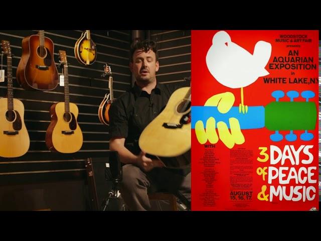 Martin Woodstock Anniversary Edition Guitar - Kosmic Sound