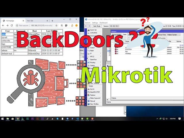 Inject Backdoors Mikrotik ? Bahayanya Hacker Jaringan