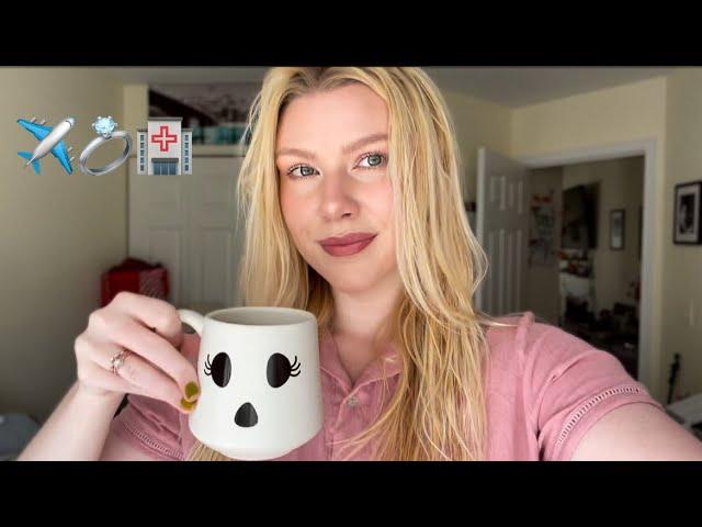 Get Ready With Me ASMR  *Everyday Makeup + Soft Spoken Life Updates*