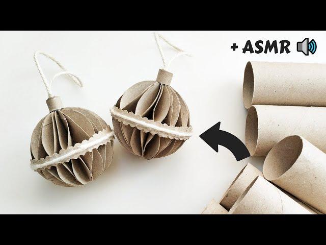  How to Make Christmas Bauble Decoration / ASMR Cozy Crafting / DIY Tutorial New Year's Ornaments 