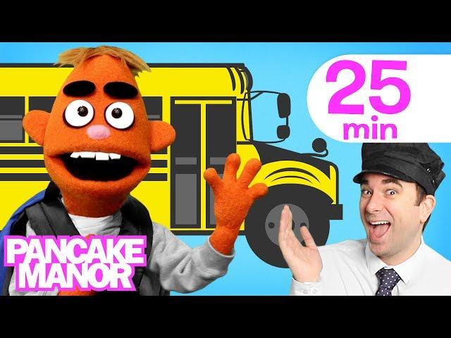 Wheels on the Bus + More Songs for Kids | Pancake Manor