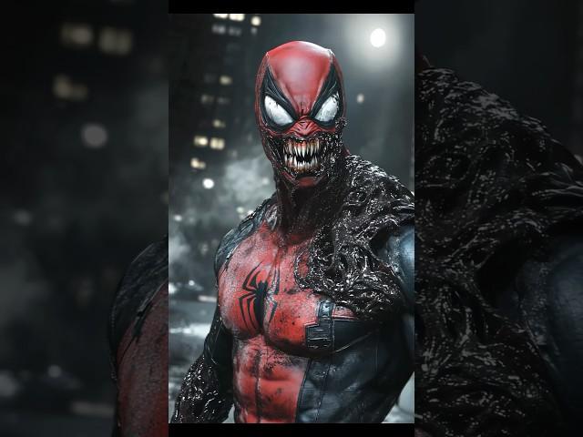 DEADPOOL COSPLAYS VENOM AI #deadpool #marvel