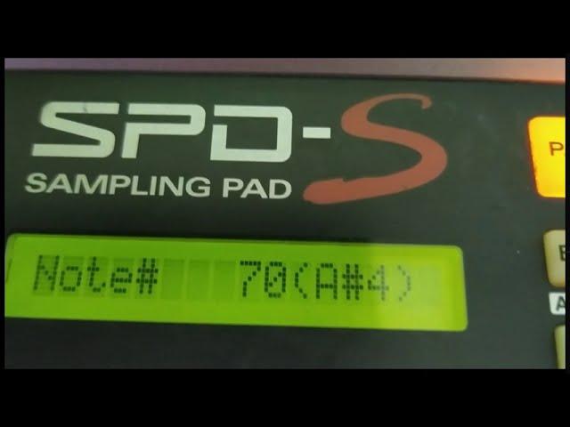 Identificando las notas midi en el spds en cada pad