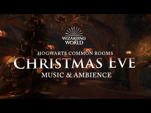 Christmas Eve in Hogwarts Common Rooms | Harry Potter Music & Ambience | 3 Hours