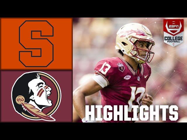 Syracuse Orange vs. Florida State Seminoles | Full Game Highlights