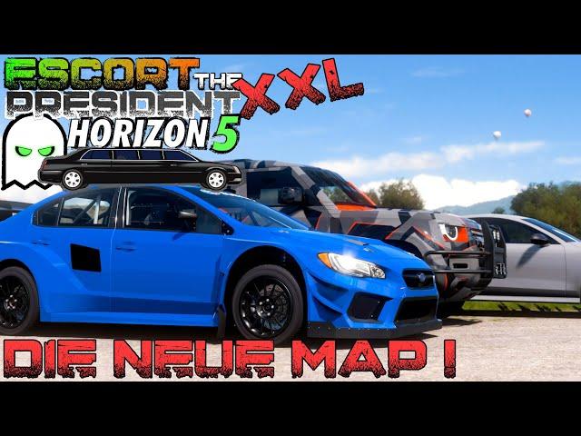 Forza Horizon 5 Cops vs Racer Escort the President xxl, ist Größer besser ? Neu ist immer Besser