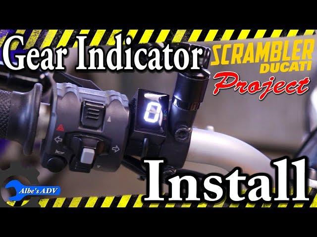 Ducati Scrambler gear shift indicator - Ducati Scrambler Project Ep 16